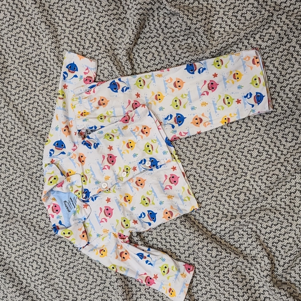 Baby Shark Nickelodeon Flannel Pajamas Doo Doo Doo Size 2T